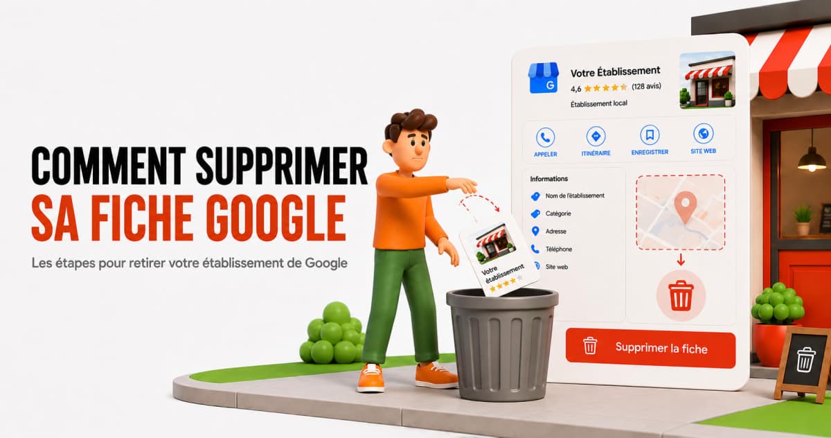 Comment supprimer sa fiche Google My Business en 2026