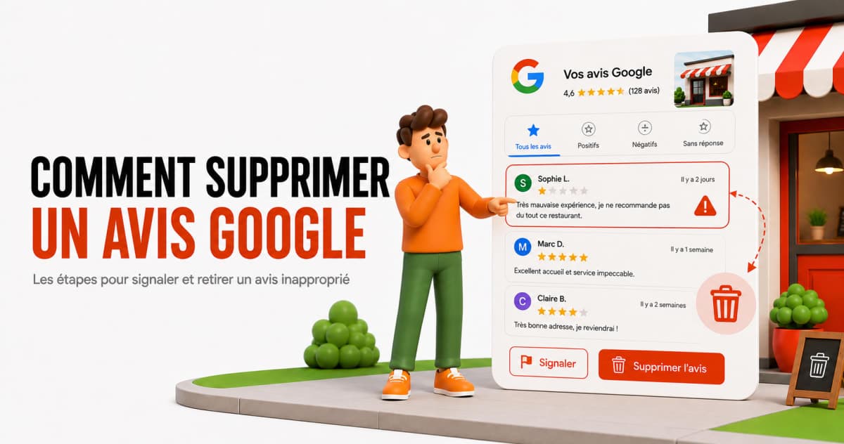 Comment supprimer un avis Google en 2026